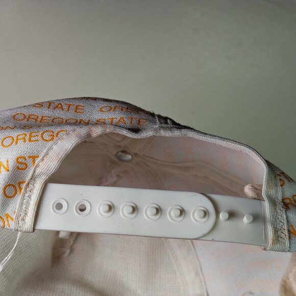 VINTAGE Oregon State Beavers Hat Cap Front Row All Over Spell Out Snap Back NCAA - Picture 10 of 14